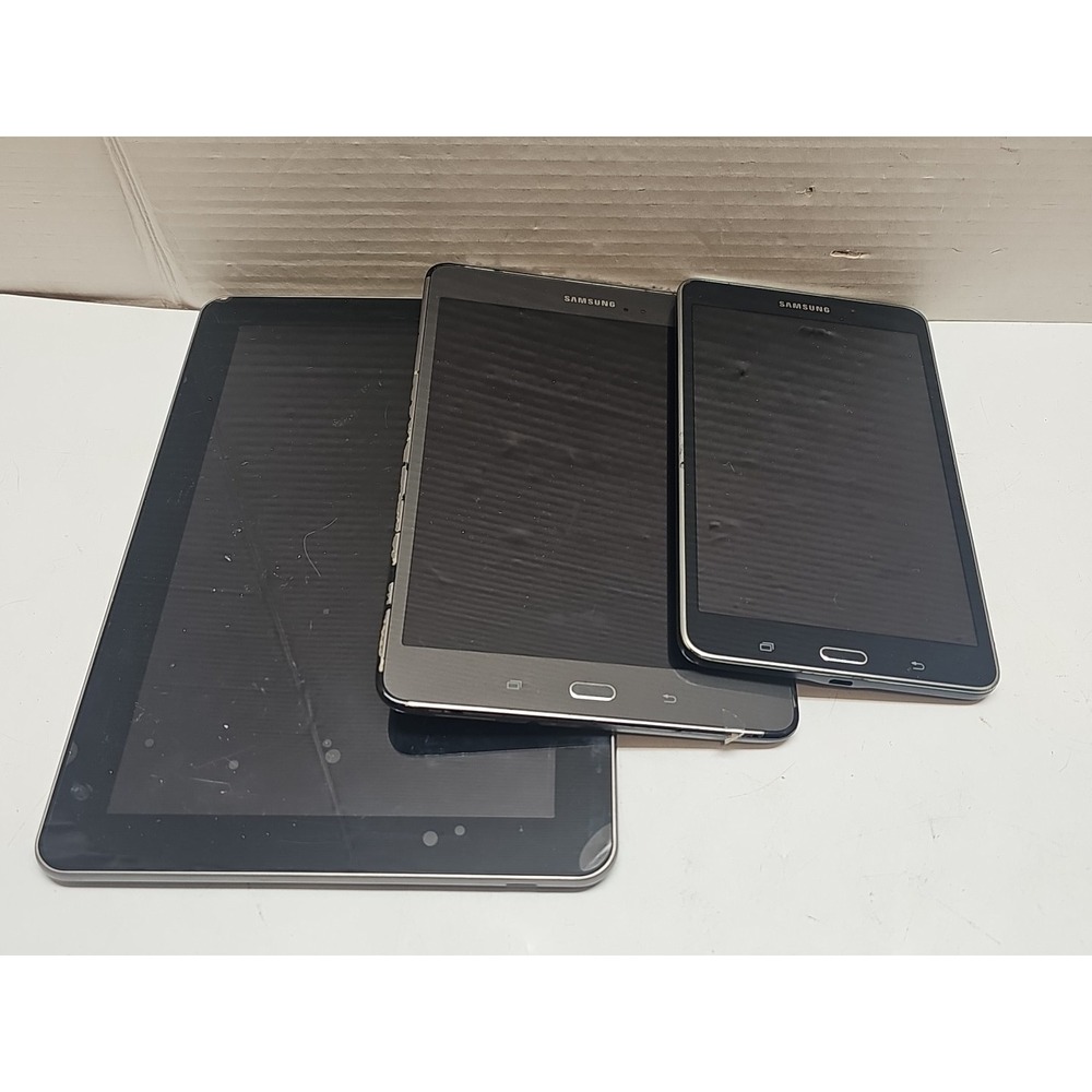 LOT OF 3 Misc. Samsung Galaxy Tablets - FOR PARTS